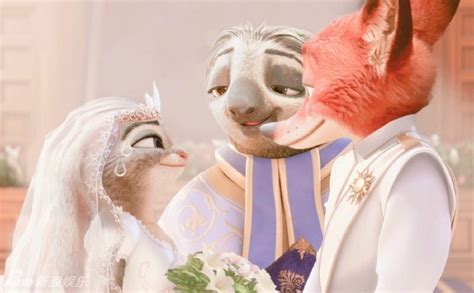 闪电主持世纪婚礼！狐尼克和兔朱迪结婚_新浪图片