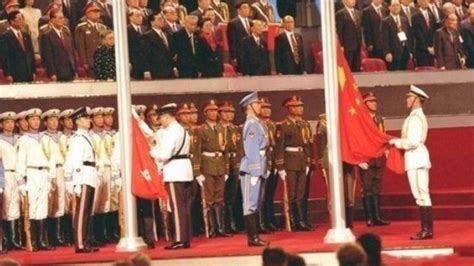 回顾：1997年香港回归中英防务交接仪式