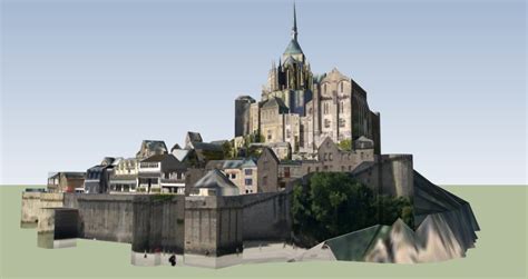 某地欧式城堡建筑设计su模型