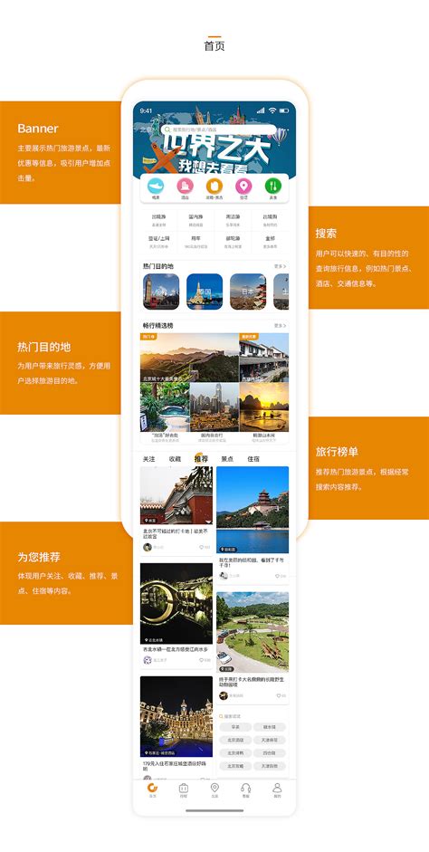 畅行旅游APP界面设计|UI|APP界面|shidian - 原创作品 - 站酷 (ZCOOL)