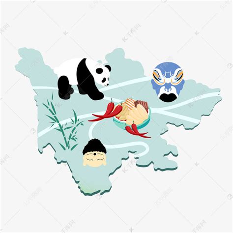 四川旅游地图图片