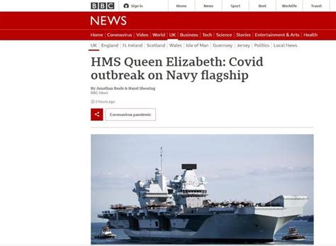 前往印太地区的英国航空母舰暴发疫情 百人确诊 多艘舰艇受到波及|伊丽莎白女王|英国|皇家海军_新浪新闻