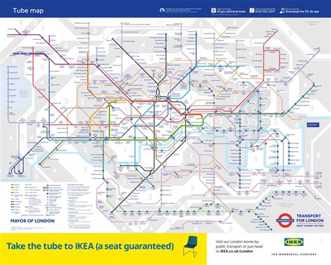New Tube map with Elizabeth Line published by Transport for London ...