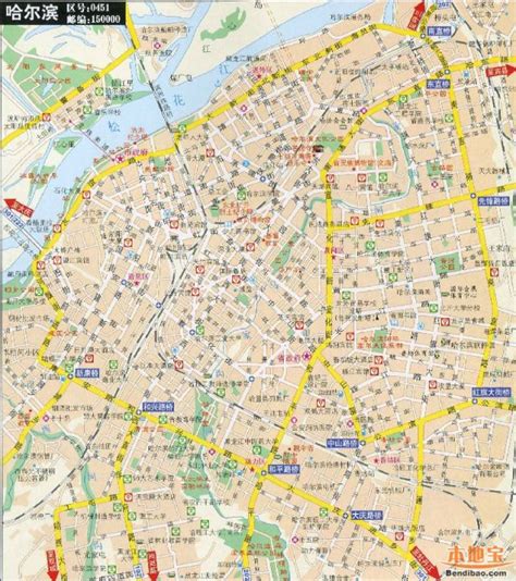 哈尔滨旅游地图_哈尔滨地图全图高清版-云景点