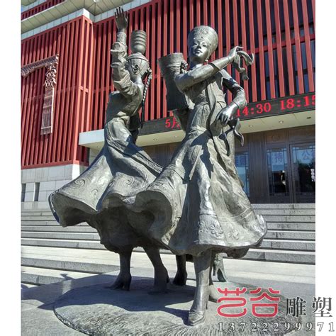 铸铜雕塑人物广场雕塑-铜雕人物-曲阳县艺谷园林雕塑有限公司