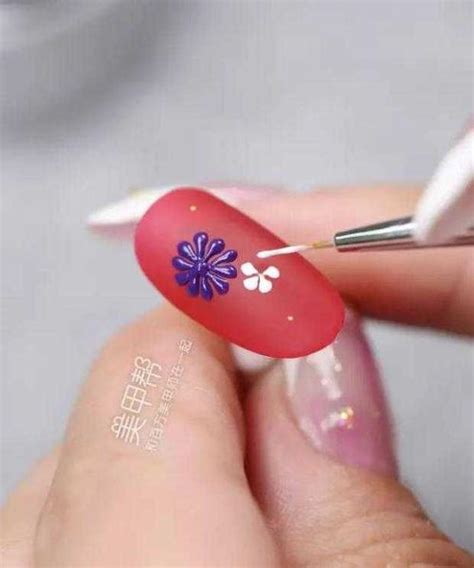美甲彩绘图案图片