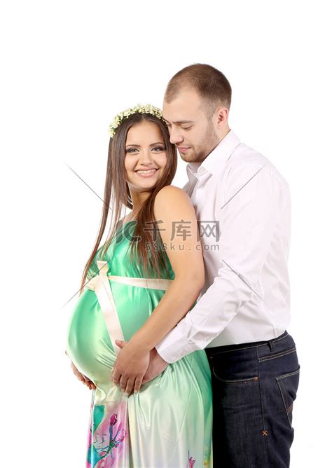 幸福的夫妻怀孕了。高清摄影大图-千库网