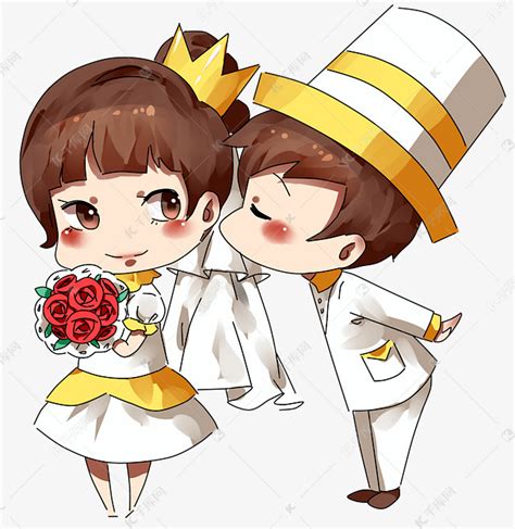 婚礼婚礼季结婚卡通素材图片免费下载_高清psd_千库网(图片编号11296108)