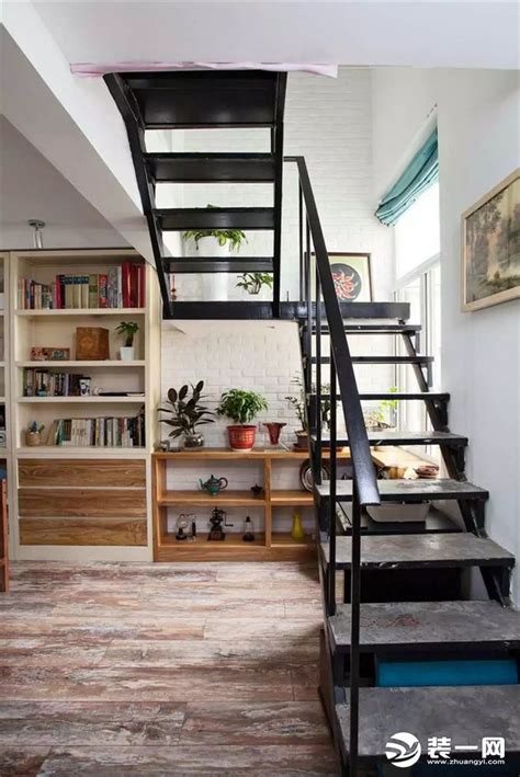 楼梯设计就该这样！这些室内楼梯设计图真实用_合抱木装修网