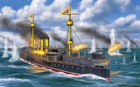 老照片：看看甲午海战中邓世昌要撞沉的吉野舰的样子|吉野|高千穗|八国联军侵华战争_新浪新闻