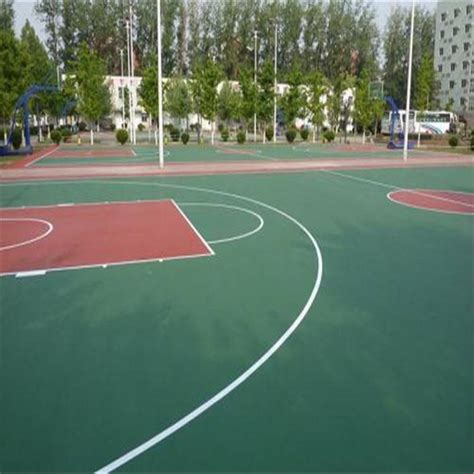 塑料运动场地|淄博公园小区学校塑胶跑道价格-丫空间