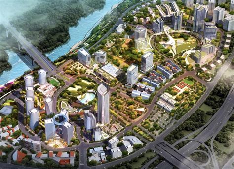 重庆仙桃大数据产业谷概念规划_设计素材_ZOSCAPE-建筑园林景观规划设计网