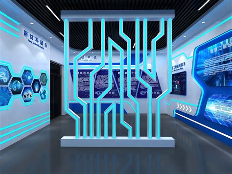 科技展厅设计让企业信息得到全面展示_科技展厅设计_那天数字