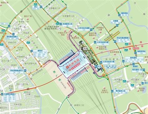 杭州东站到达层平面图,杭州东站平面图,杭州东站分层平面图_大山谷图库