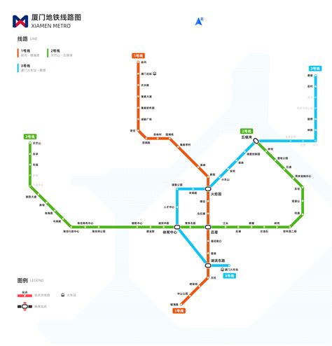 厦门地铁线路图2023_厦门地铁站点查询_厦门地铁有几条线