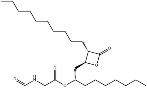 Glycine, N-formyl-, (1S)-1-[[(2S,3S)-3-decyl-4-oxo-2-oxetanyl]methyl ...
