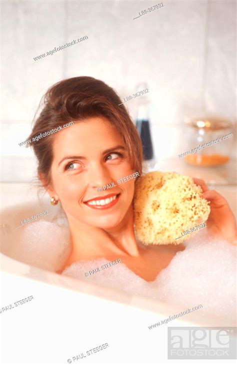 Woman in bath, Stock Photo, Picture And Rights Managed Image. Pic. L88 ...