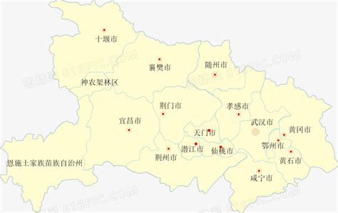 湖北省高清地图下载-湖北省地图高清版大图下载-绿色资源网