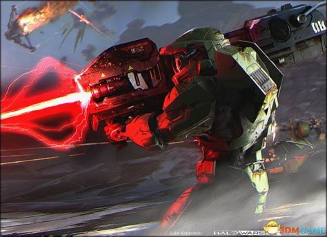 《光环战争2》画师游戏概念画 科幻场面恢弘大气_3DM单机
