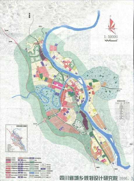 简阳市国土规划图（城镇发展格局）- 成都本地宝