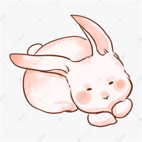 睡觉的小兔子素材图片免费下载-千库网