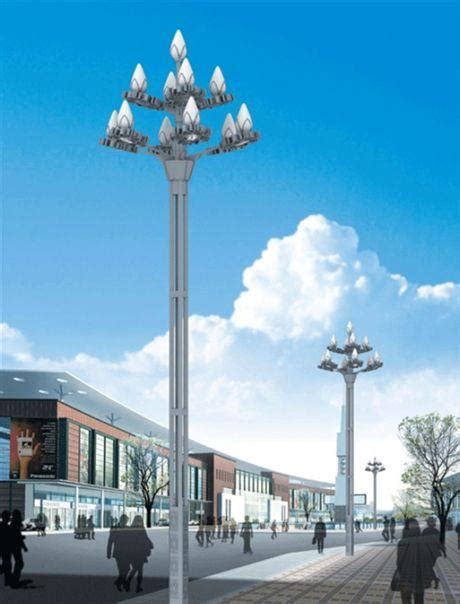 新乡凤泉区4-12米玉兰灯价格LED道路景观路灯生产厂家定制-一步电子网