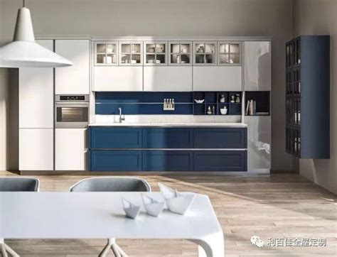 海蓝色的北欧厨房 - cooktime酷太旗舰店设计效果图 - 躺平设计家