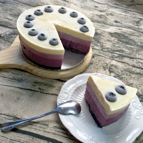 【蓝莓慕斯蛋糕的做法步骤图，怎么做好吃】影儿71_下厨房