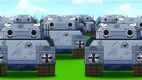 坦克世界动画KV44vs钢铁怪兽大战坦克卡通片_腾讯视频