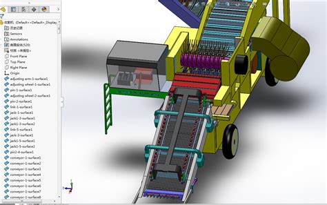 收割机传输带3D模型图纸 Solidworks设计 – KerYi.net