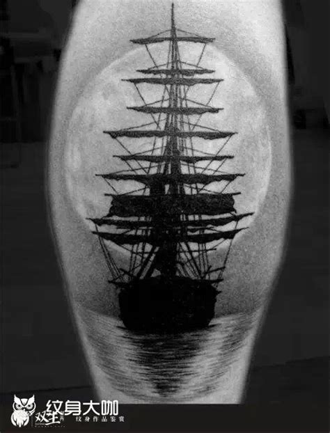 船锚纹身含义寓意+23幅船锚纹身手稿、效果图展示