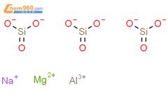 12040-43-6,硅酸铝镁钠盐化学式、结构式、分子式、mol – 960化工网