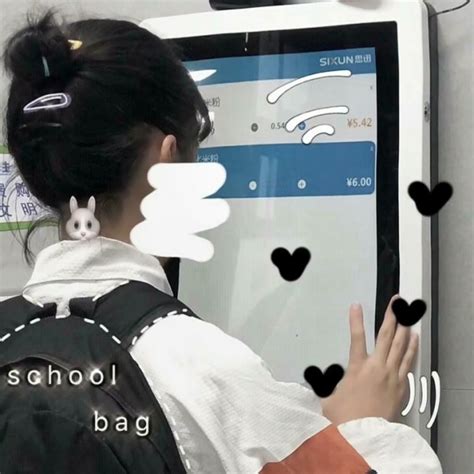 非主流女孩涂鸦头像