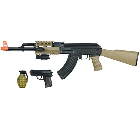 Buy MTT AK-47 Toy Assault Riffle Kid Boy Machine Gun Battery Operated ...