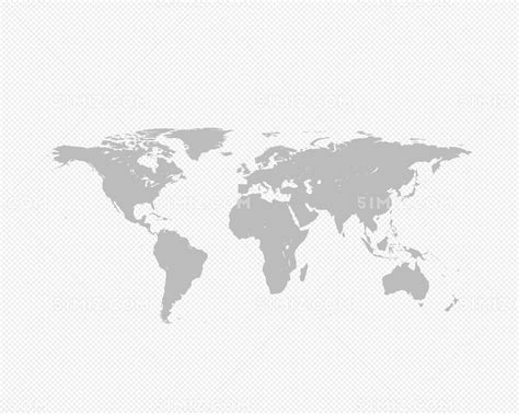 世界地图黑白图片