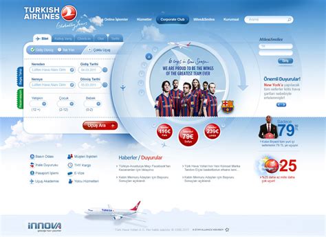 国外航空票务网站设计-UI世界