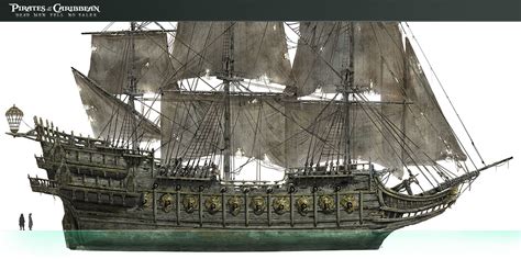 十八世纪加勒比著名海盗船剖面透视图|海盗船|加勒比|海盗_新浪新闻