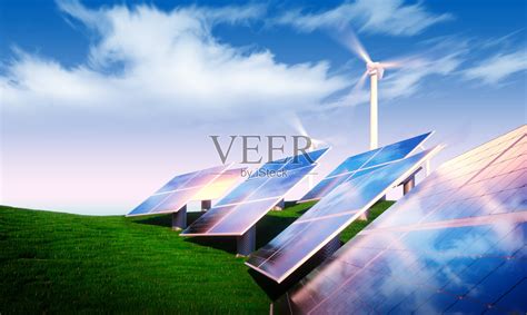 可再生能源的概念照片摄影图片_ID:141594346-Veer图库