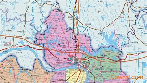 荆州地图高清版下载-湖北荆州地图全图下载中文免费版-当易网