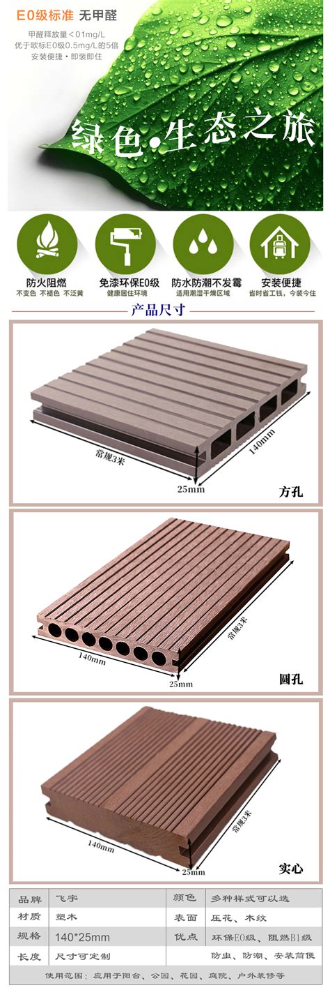 现货供应 阳台户外木塑地板 空心实心木纹塑木地板 造型设计装饰-阿里巴巴