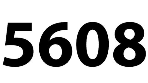 Zahl 5608