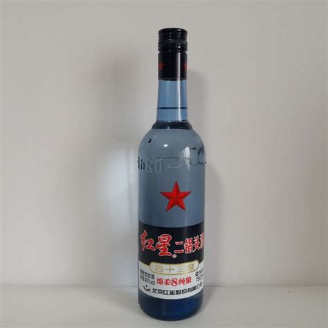 红星 白酒 蓝瓶二锅头 绵柔8陈酿 清香型 43度 250ml*6瓶 六瓶装（新老包装随机发货）-商品详情