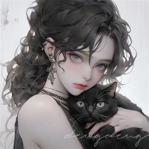 女生黑暗系古风头像闺蜜