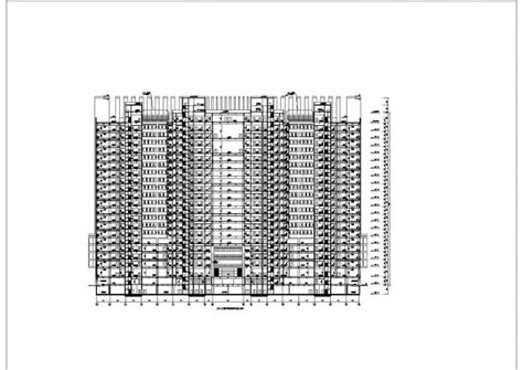 铁岭市民中心23层办公楼建筑施工图(知名大学设计)_办公建筑_土木在线