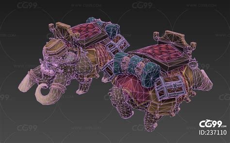 远古巨兽 陆地猛兽 坐骑 神奇动物-cg模型免费下载-CG99