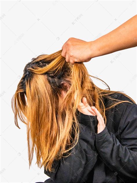 家暴被抓头发的女人素材图片免费下载-千库网
