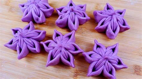 紫色的诱惑……紫薯花卷的做法_【图解】紫色的诱惑……紫薯花卷怎么做如何做好吃_紫色的诱惑……紫薯花卷家常做法大全_美丽春天6_豆果美食