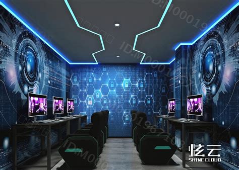 现代网吧包间免费3d模型下载_ID10247824_3dmax免费模型-欧模网