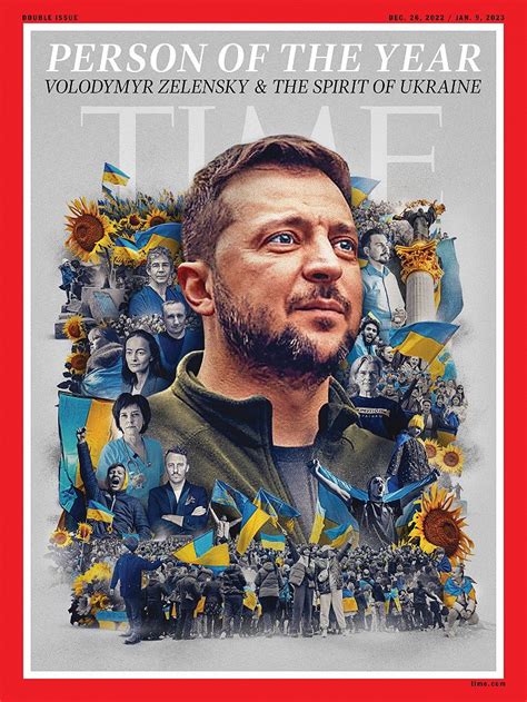 美国《时代》杂志2022年度风云人物揭晓：泽连斯基和“乌克兰精神”当选|界面新闻 · 快讯