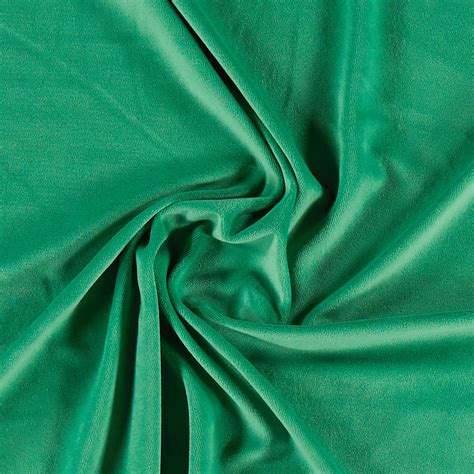 Stretch velvet green | Selfmade® /Stoff&Stil